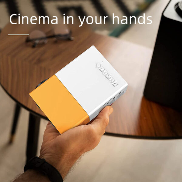Cross-border multimedia YG300 mini portable home projector - Image 3